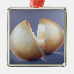 Gekraakte Brons-eieren Metalen Ornament