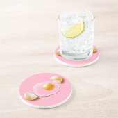 Gekraakte eieren zandsteen onderzetter (Zijkant)