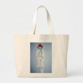 Gekraakte Urn Grote Tote Bag (Voorkant)
