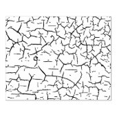 Gekraakte verftextuur rubberstempel (Afrduk)