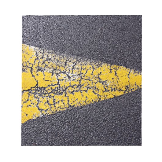 Gekraakte weg notitieblok (Voorkant)