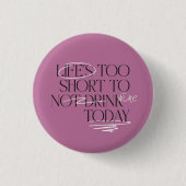 Gekrabbelde Wijnstemming – Pinback Knop Ronde Button 3,2 Cm (Voorkant)