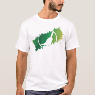 gekrabbelde witte logo t-shirt