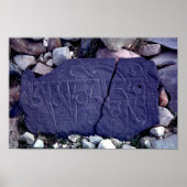 Gekrackeerde mani-steen poster (Voorkant)