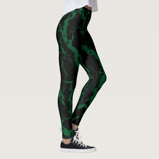 Gekrackeerde ruimteveer - bos leggings (Rechts)