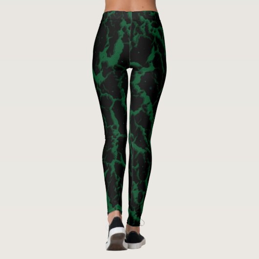 Gekrackeerde ruimteveer - bos leggings (Achterkant)