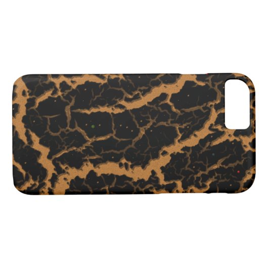 Gekrackeerde ruimteveer - Bronze Case-Mate iPhone Case (Achterkant (Horizontaal))