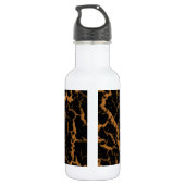 Gekrackeerde ruimteveer - Bronze Waterfles (Achterkant)