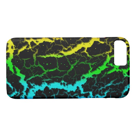 Gekrackeerde ruimteveer - Licht Spectrum Case-Mate iPhone Case (Achterkant (Horizontaal))