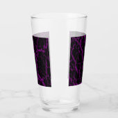 Gekrackeerde ruimteveer - Paars Glas (Links)