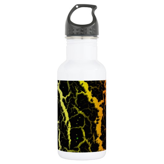 Gekrackeerde ruimteveer - WYR-hitte Waterfles (Voorkant)