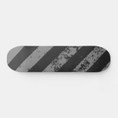 Gekrackeerde strepen zwart/grijs skateboard (Horizontaal)
