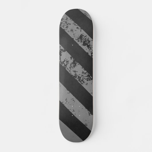 Gekrackeerde strepen zwart/grijs skateboard (Voorkant)