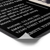 Gekrast Metaaleffect, Podcaster, Podcast-advertent Poster (Hoek)