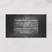 Gekraste achtergrond | Geperforeerd metaal Visitekaartje (Voorkant)