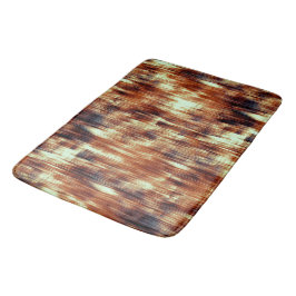  gekraste bruine of koraalkleurige vlekken boven b badmat