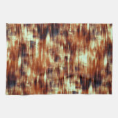 gekraste bruine of koraalkleurige vlekken boven b theedoek (Horizontaal)