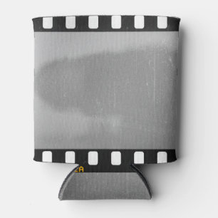 Gekraste filmstrip,  plaatsaanduiding. blikjeskoeler