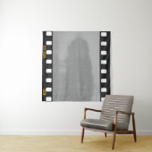 Gekraste filmstrip,  plaatsaanduiding. wandkleed (In Situ (horizontaal))