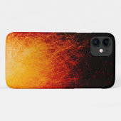 Gekraste kampvuur vlammen Case-Mate iPhone case (Achterkant (horizontaal))
