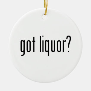 gekregen alcoholische drank? keramisch ornament