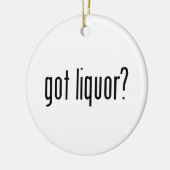 gekregen alcoholische drank? keramisch ornament (Links)