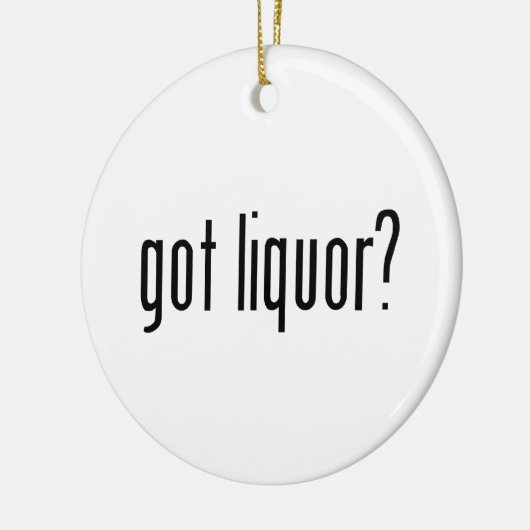 gekregen alcoholische drank? keramisch ornament (Links)