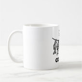 gekregen katvis koffiemok (Links)