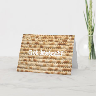 Gekregen Matzah? Pascha/wenskaart Pesach Kaart