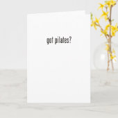 gekregen pilates? kaart (Gele Bloem)