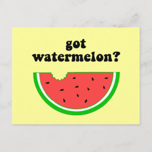 Gekregen watermeloen? briefkaart