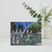 Gekrenkte hek Mermaid Art in Cuba Briefkaart (Staand voorkant)