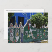 Gekrenkte hek Mermaid Art in Cuba Briefkaart (Voorkant / Achterkant)