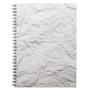 Gekreukeld papier notitieboek
