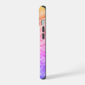 Gekreukeld regenboogpapier iPhone 15 case (Linkerkant)