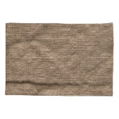 Gekreukelde bruine, abstracte getextureerde achter kussensloop (Achterkant)