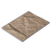 Gekreukelde bruine, abstracte getextureerde achter notitieboek (Linkerzijde)