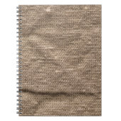 Gekreukelde bruine, abstracte getextureerde achter notitieboek (Voorkant)