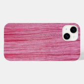 Gekreukelde roze crêpe stof Case-Mate iPhone case (Achterkant (horizontaal))