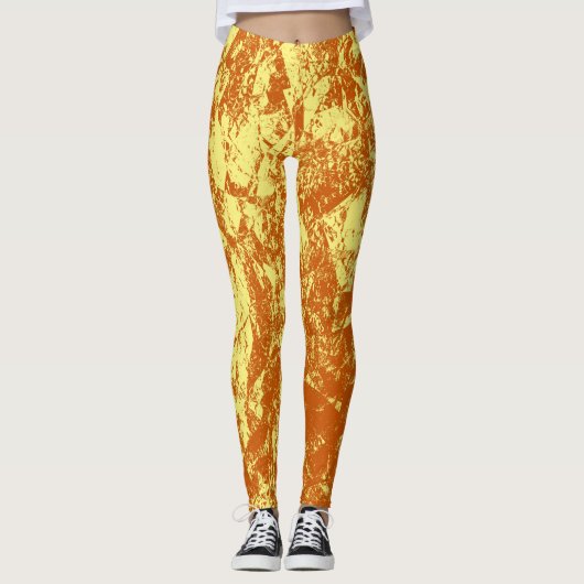gekreukt leggings (Voorkant)