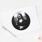 Gekreun Lisa ronde sticker (Envelop)