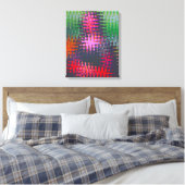 Gekreun Mona Lisa Abstracte Olie Canvas Afdruk (Insitu (Slaapkamer))