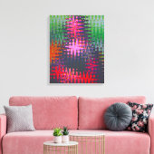 Gekreun Mona Lisa Abstracte Olie Canvas Afdruk (Insitu (Woonkamer))