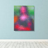 Gekreun Mona Lisa Abstracte Olie Canvas Afdruk (Insitu (Houten vloer))