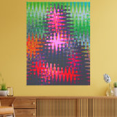 Gekreun Mona Lisa Abstracte Olie Canvas Afdruk (Insitu (Woonkamer))