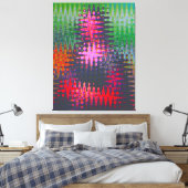 Gekreun Mona Lisa Abstracte Olie Canvas Afdruk (Insitu (Slaapkamer))