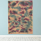 Gekreurd vouwblaadje papier canvas afdruk (Insitu (Houten vloer))