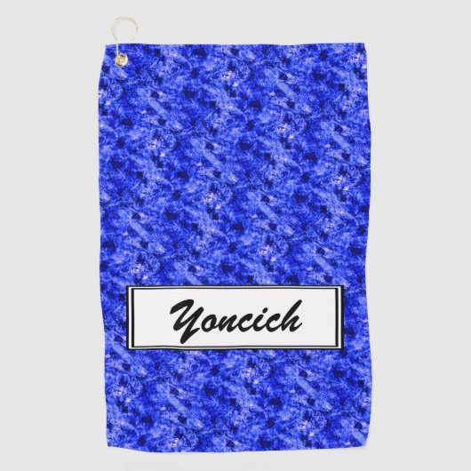 Gekristalliseerd door Kenneth Yoncich Golfhanddoek (Voorkant)