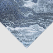 Gekristalliseerde blauwe agaat | Stoffige leisteen Tissuepapier (Detail)