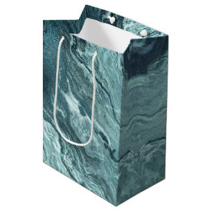 Gekristalliseerde Blauwgroen agaat Donkere Aqua Medium Cadeauzakje
